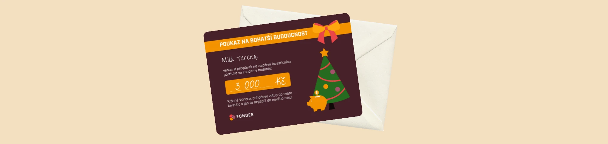 Voucher na investování u Fondee